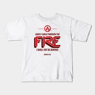 Walk on Fire Kids T-Shirt